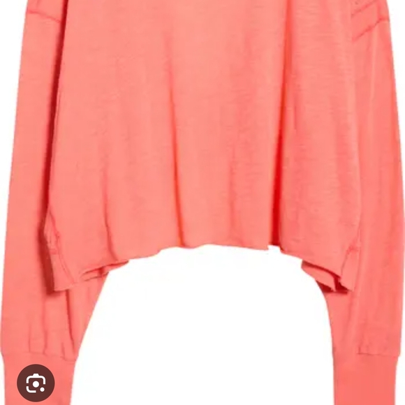 Free People Movement Coral Long Sleeve Top Size L - Picture 2 of 7